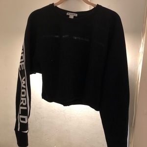 World wide cropy top! Never worn!